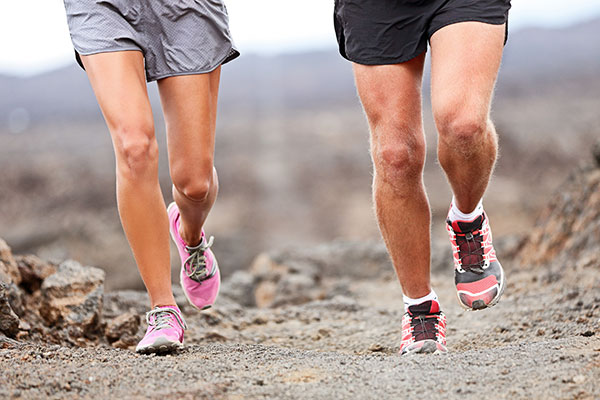 Running Couple's Legs